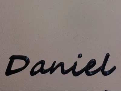 Wall art Name Daniel