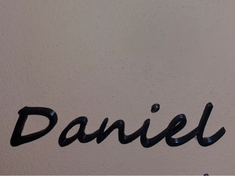 Wall art Name Daniel