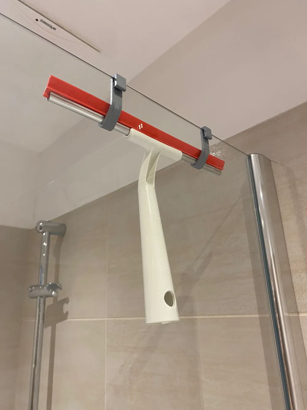 IKEA LILLNAGGEN water squeegee holder for glass shower (5,5mm 7,5mm