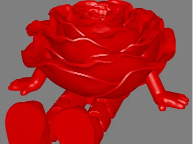Articulated Rose For valentines (Print in Place)