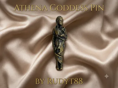 Goddess Athena Pin from Homers Odyssey