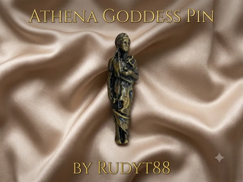 Goddess Athena Pin from Homers Odyssey