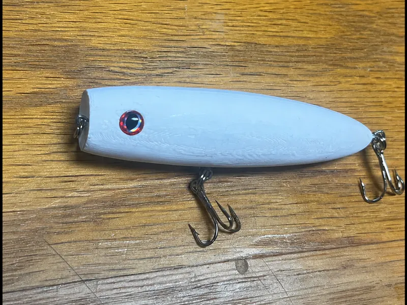 3 3/16" Popper Lure Rattle or not