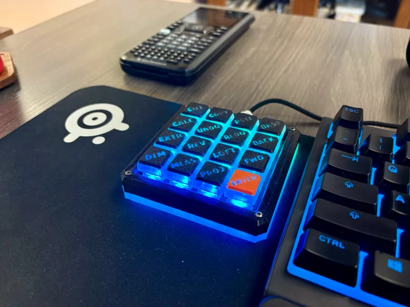RGB 16-Key Macro Pad Case