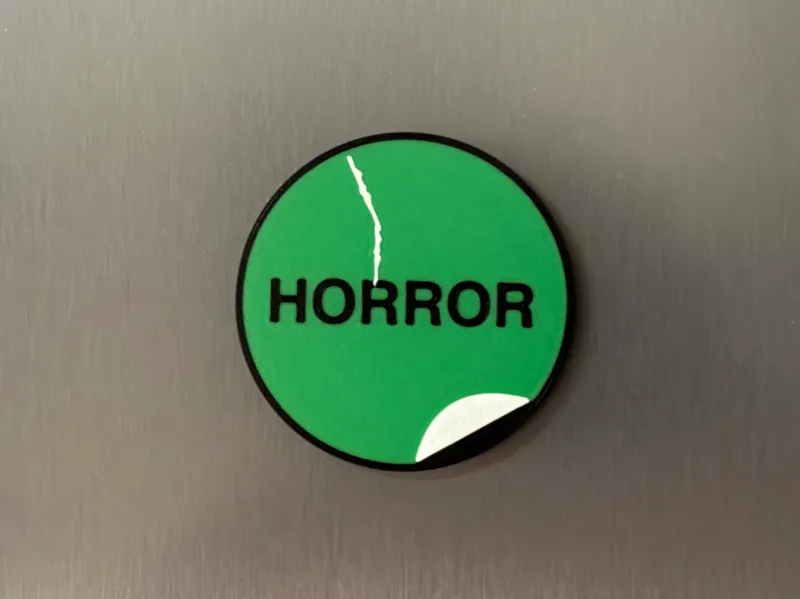 Horror VHS Sticker