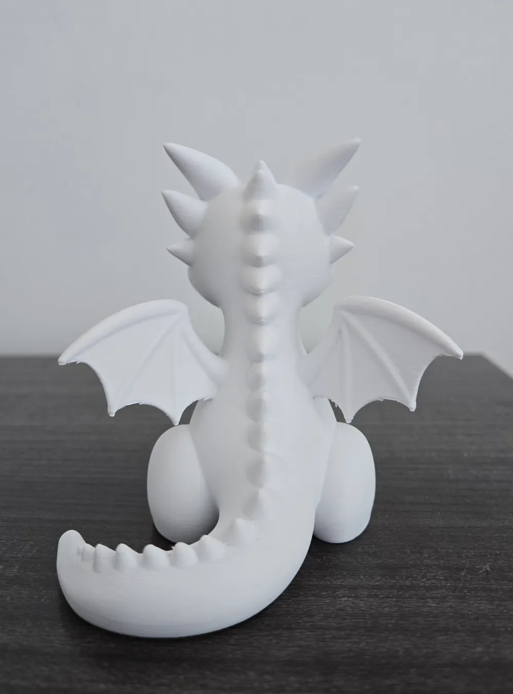 Minimalist Baby Dragon – Cute Fantasy Figurine - Free 3D Print Model ...