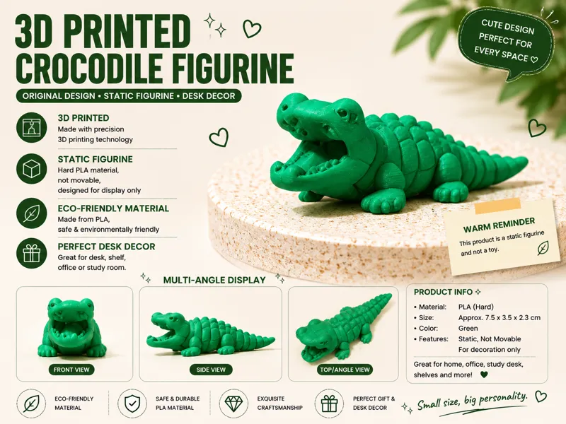crocodile Figurine