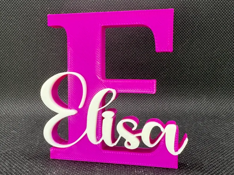 ELISA  name ornament sign nametag