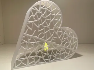 Valentine's Day tea light