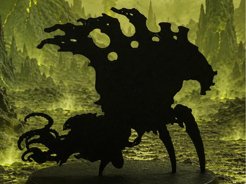 2D Proxy Tyranid Psychophage.