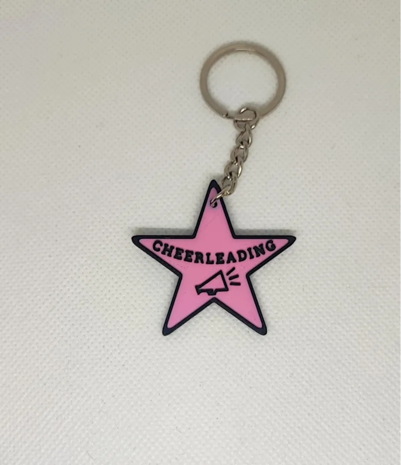 Cheerleading keychain