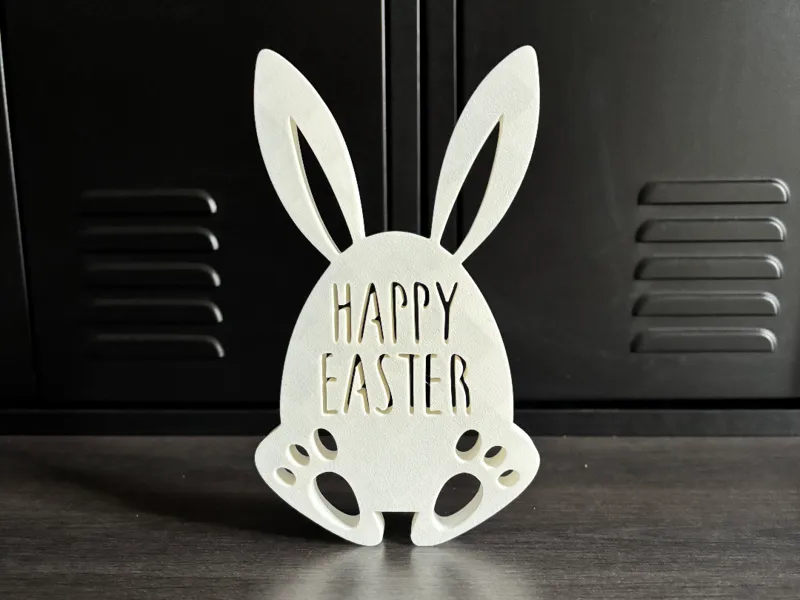 Easter bunny minimalist and elegant decor V3