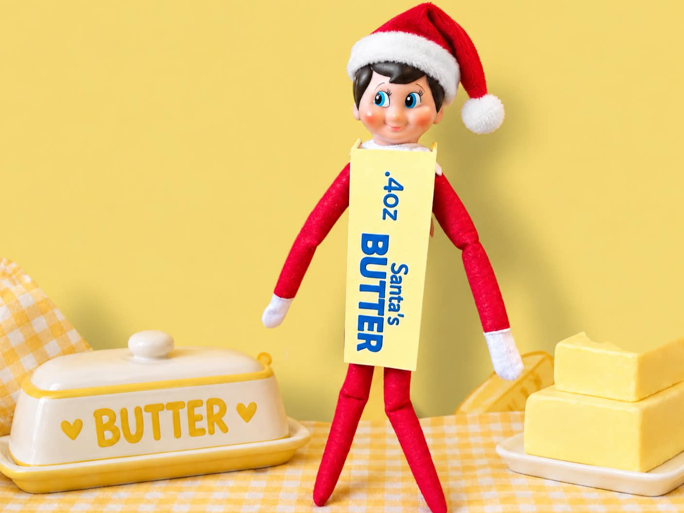 Butter Squishy Elf on the Shelf Costume Clothes - 1