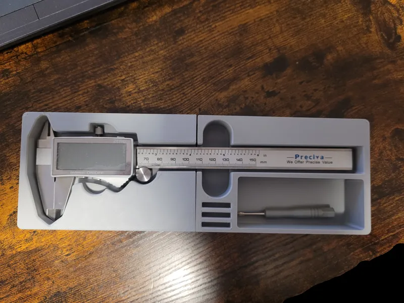 gridfinity Preciva 150mm digital caliper Remix
