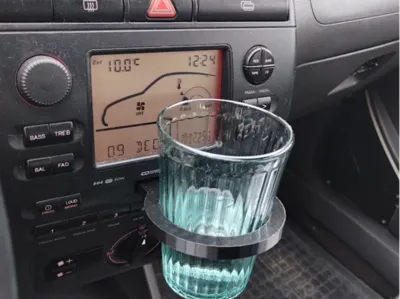 Car Cassette Deck / tape Cup Holder for Seat 70mm
