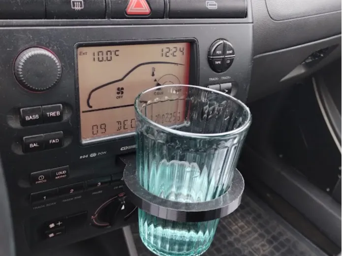 Car Cassette Deck / tape Cup Holder for Seat 70mm