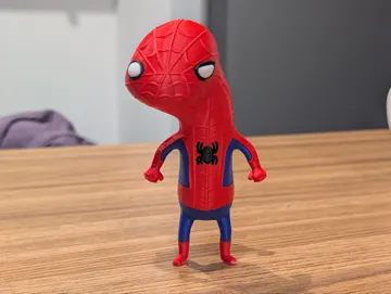 Modelo para impresión 3D: spooder man — vista de referencia 4