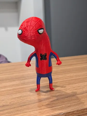 Modelo para impresión 3D: spooder man — vista de referencia 3