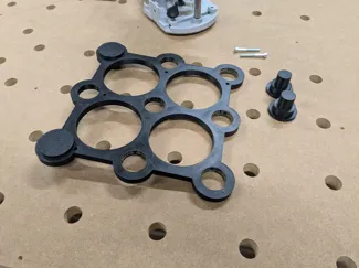 MFT Jig 96 mm spacing, 30 mm copy ring