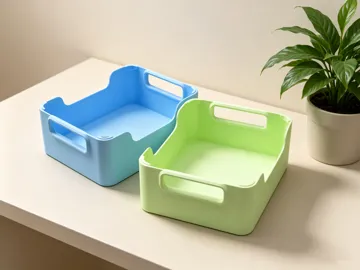 Modelo para impresión 3D: 可堆叠收纳篮 — vista de referencia 3