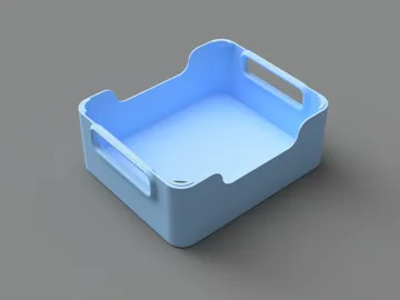 Modelo para impresión 3D: 可堆叠收纳篮 — vista de referencia 4
