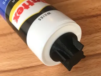 seal cap for silicone cartridges