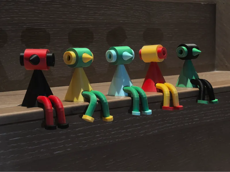 Creative little people art figurines