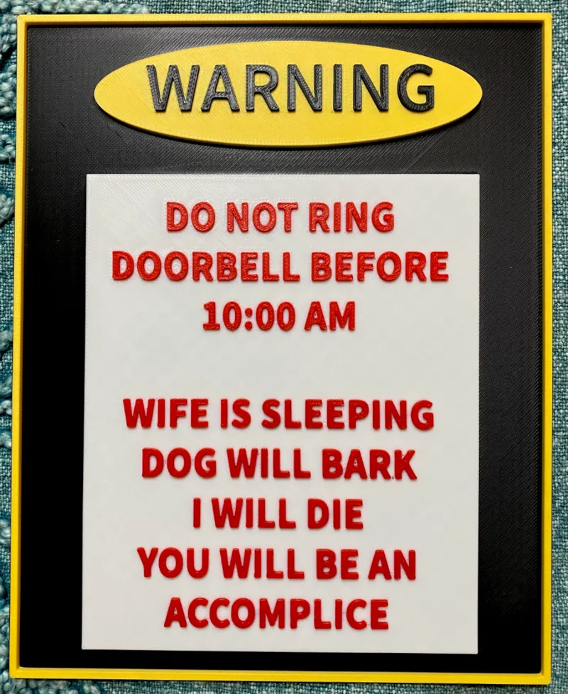 Warning