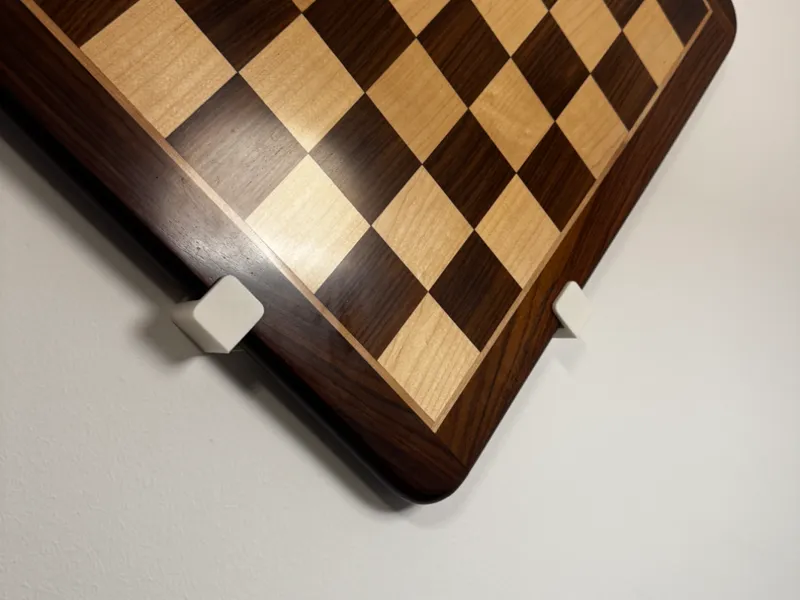 Chessboard wall mount