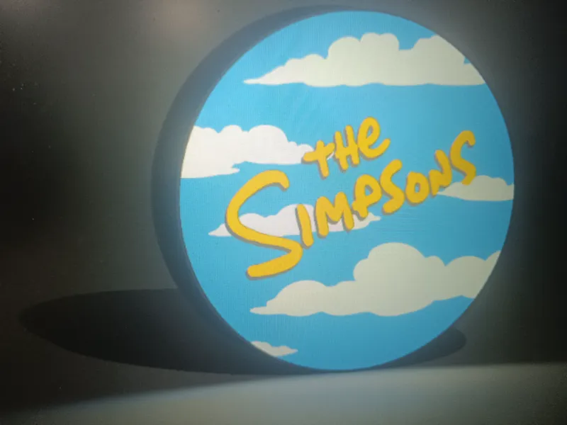 Caja de luz Los Simpsons