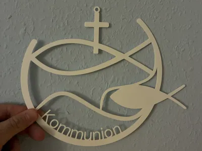 Communion Hanger and Cake Topper