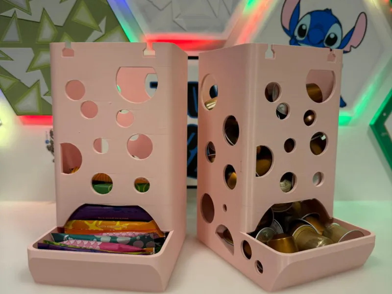 Distributeur de Capsules/Sucrettes a poser/suspend