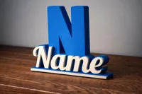 Parametric Desk Sign