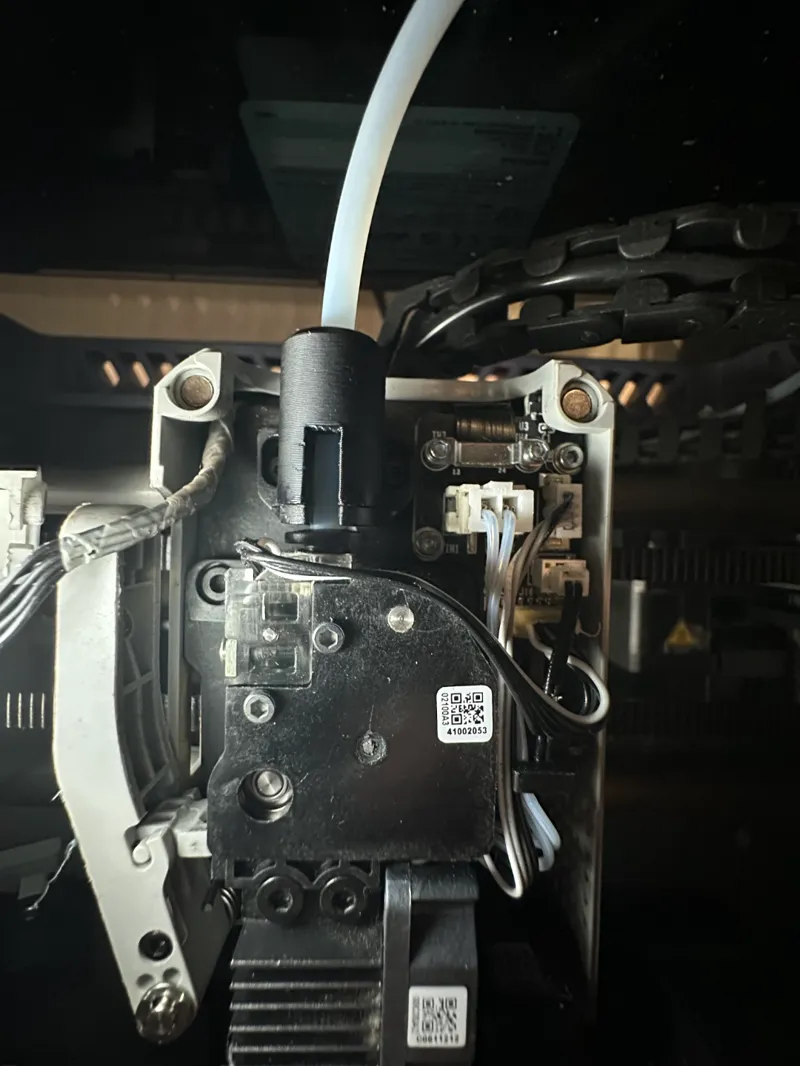 Failed to put out filament error - Fix for top of Extruder