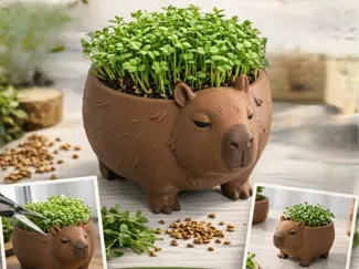 Capybara Flower Pot 