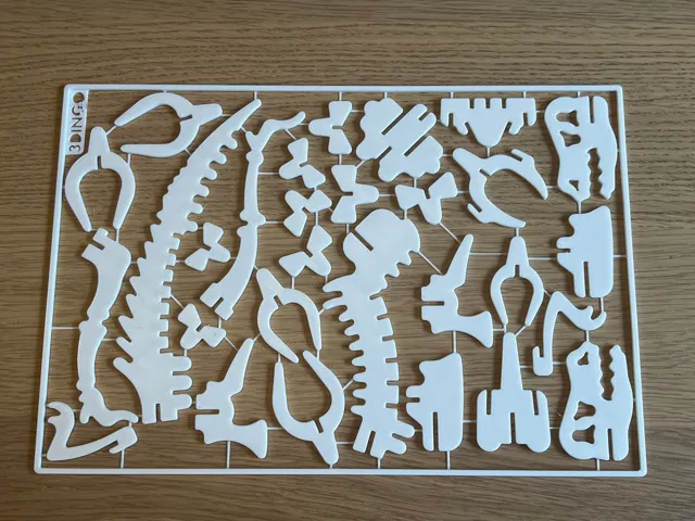 T-Rex 3D Puzzle Kit Card - 29 pieces