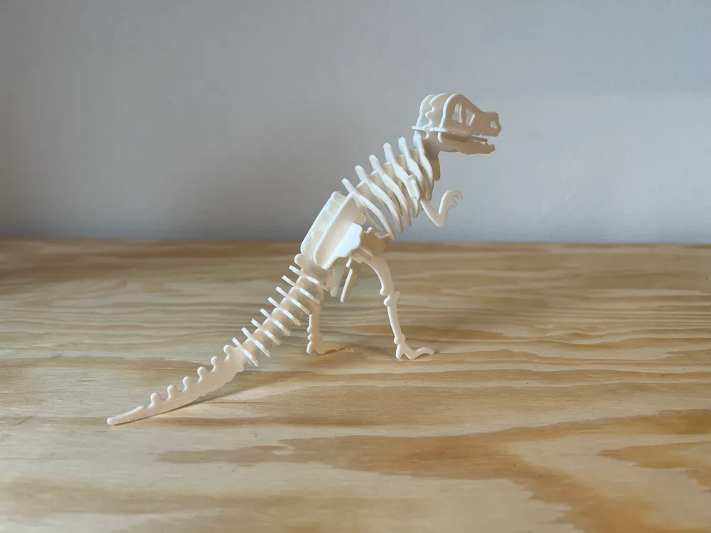 T-Rex 3D Puzzle Kit Card - 29 pieces by 3Dingo MakerWorld