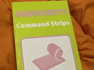Bookfinity storage for 3M command strips 