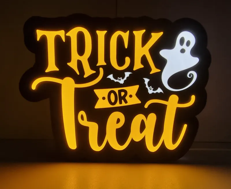 Trick or Treat Lightbox