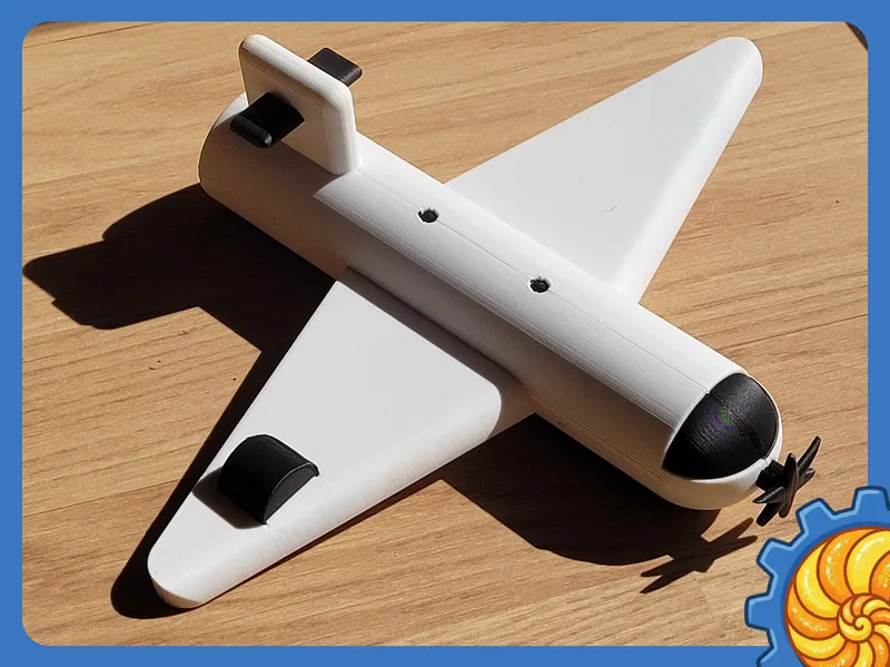 my drone plane - 6yo's First 3D Drawings