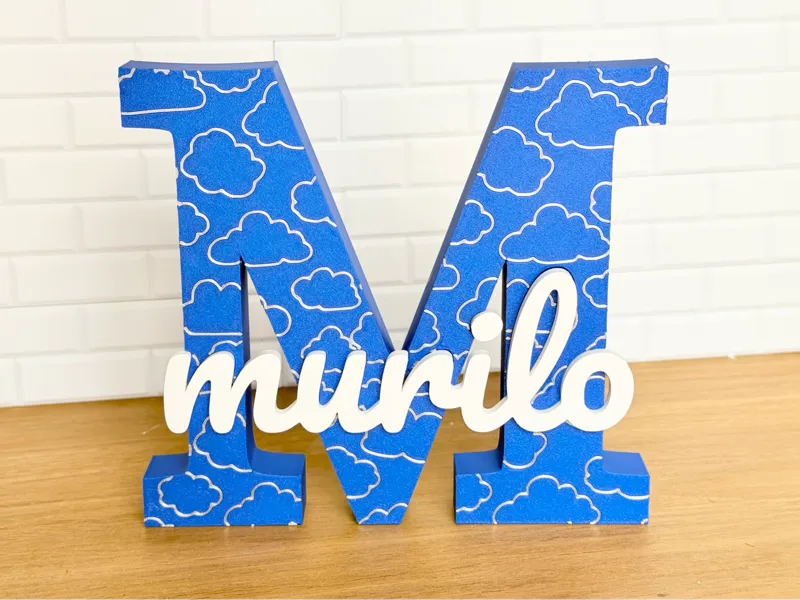 Murilo - Big Letter with Clouds