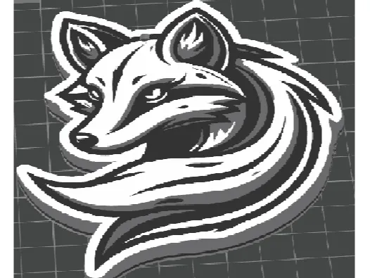Fox keychain