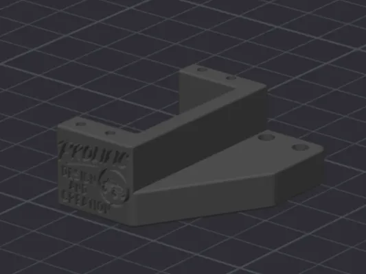 VP 3 Gear w/dig mini servo mount vertical