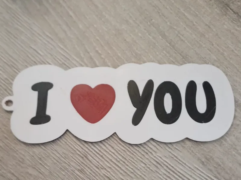 I love you key chain 