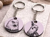 Bird keychain