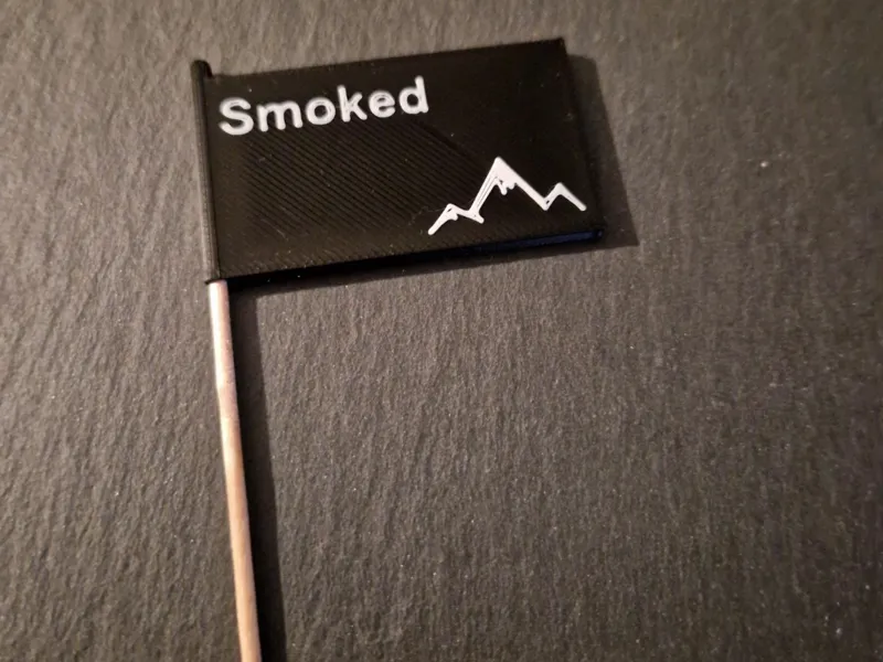 Toothpick flag