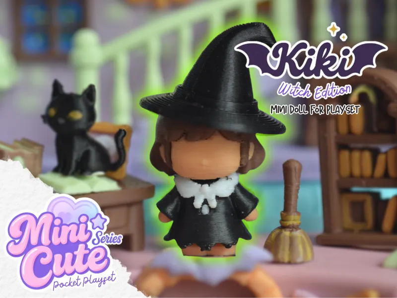 Kiki DOLL witch edition - Collectible for playset