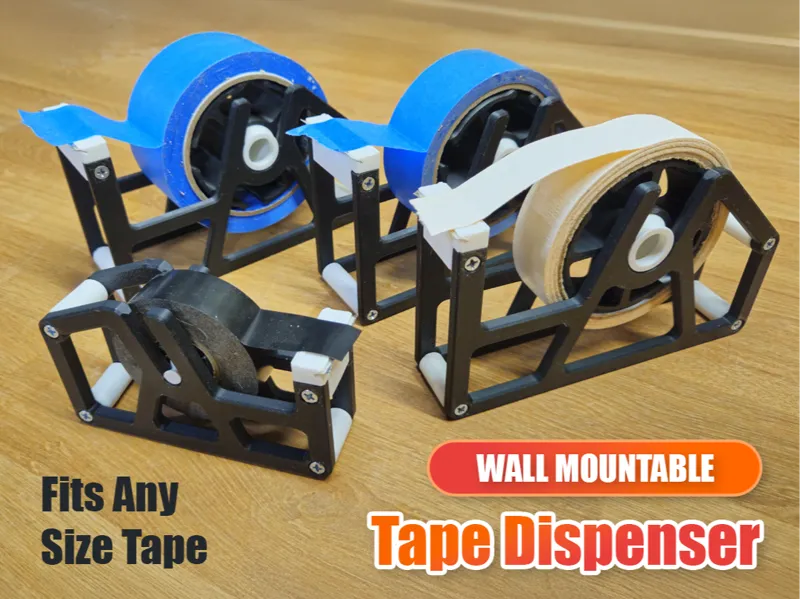 VersaRoll Tape Dispenser - Any Size + Wall Mount