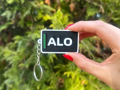 F1 Driver keychain