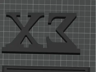Sigma Chi Block Letters Stand